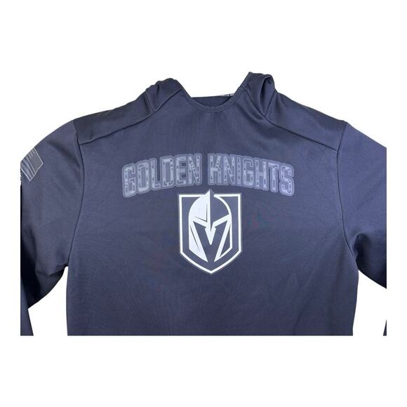 Vegas Golden Knights Hoodie Size Large Black Fanatics Authentic Pro NHL Pullover - Picture 2 of 14